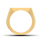 The Regent Pavé Signet Ring -10K Diamond