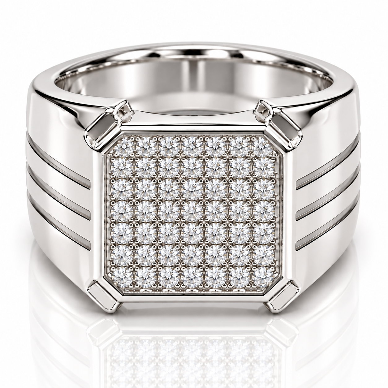 The Prestige 49 – Diamond Men’s Signet Ring
