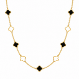 Black Clover Gold Necklace- Trèfle