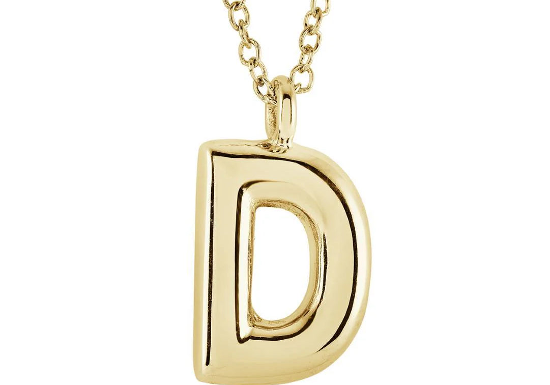 BUBBLE LETTER INITIAL