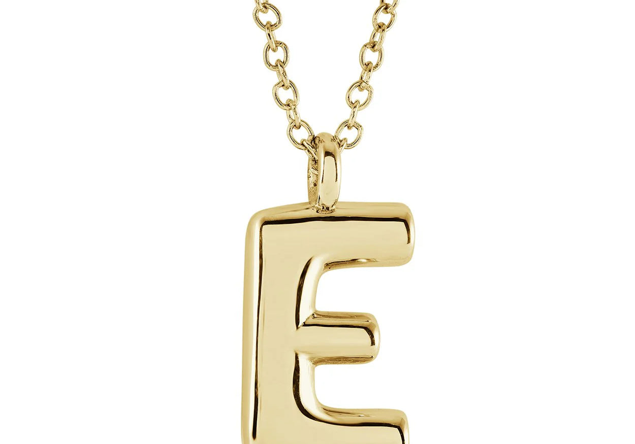 BUBBLE LETTER INITIAL