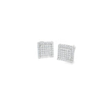 Pave Stud 925S Earrings -Bella