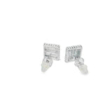 Pave Stud 925S Earrings -Bella