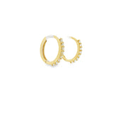 10k Gold Small Hoop Earrings - Omar