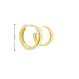 Baby Huggies Earrings 10K Gold