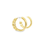 Baby CZ Huggies Earrings 10K Gold