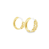 Baby CZ Huggies Earrings 10K Gold