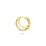 Baby CZ Huggies Earrings 10K Gold
