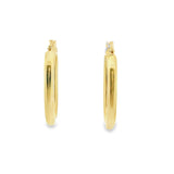 10K Gold Long Hoop Simple