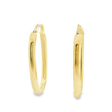 10K Gold Long Hoop Simple Extra