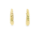 10k Gold Hoop 4mm Cut