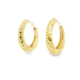 10k Gold Hoop 4mm Cut
