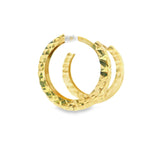 10k Gold Hoop 4mm Cut