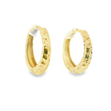 10k Gold Hoop 4mm Cut