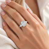 Bague à diamants poire et ovales — BeJolie Éclat