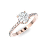 The Classic Open Round Brilliant Engagement Ring