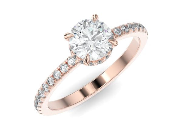 The Classic Open Round Brilliant Engagement Ring
