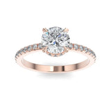 The Classic Open Round Brilliant Engagement Ring