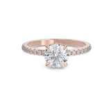 The Classic Open Round Brilliant Engagement Ring