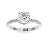 The Classic Open Round Brilliant Engagement Ring