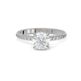 The Classic Open Round Brilliant Engagement Ring