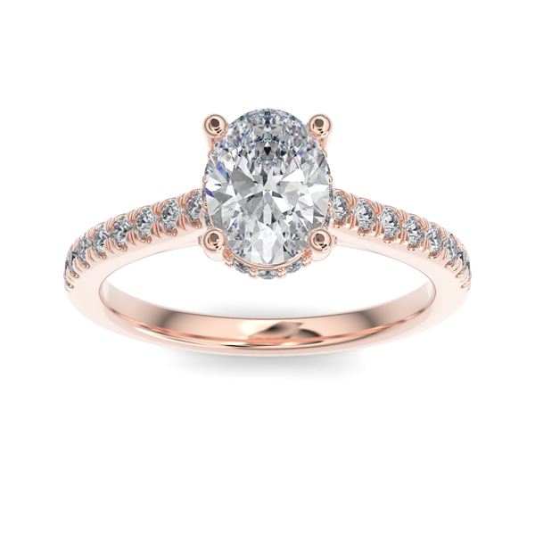 The Signature Oval Engagement Ringx