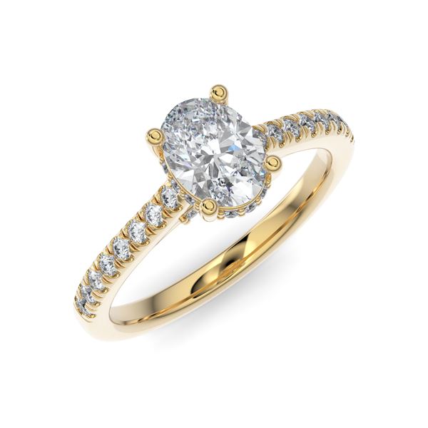 The Signature Oval Engagement Ringx