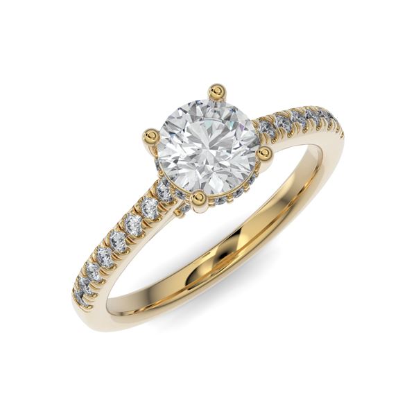 The Classic Round Brilliant Engagement Ring-Julie