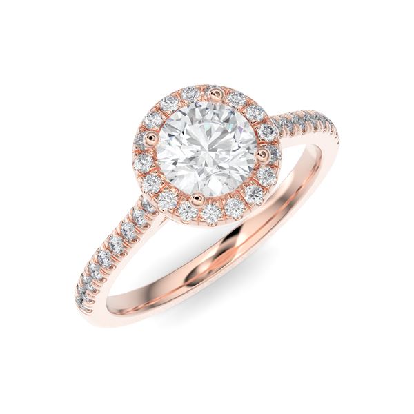 The Halo Round Brilliant Engagement Ring