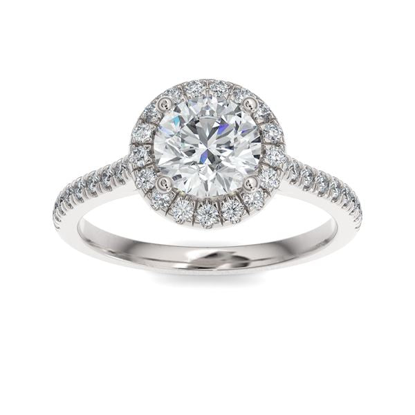 The Halo Round Brilliant Engagement Ring