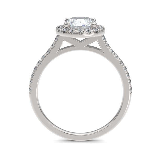 The Halo Round Brilliant Engagement Ring