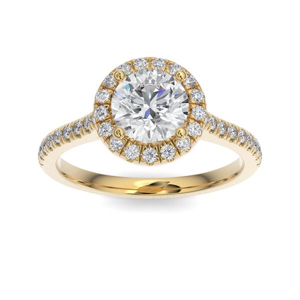 The Halo Round Brilliant Engagement Ring