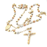Jesus Cross 10K Gold Rosary