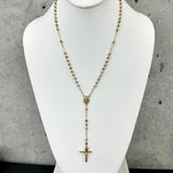 Jesus Cross 10K Gold Rosary