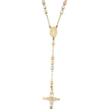 Jesus Cross 10K Gold Rosary