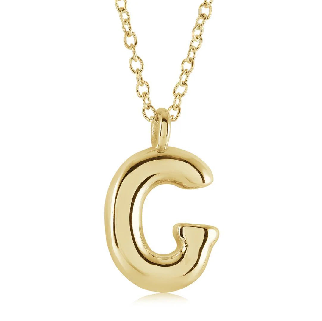 BUBBLE LETTER INITIAL