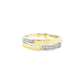 Classy Solid Gold Wedding Band -Noub