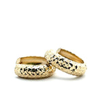 Boucles d'oreilles créoles Irene en or 10 carats