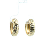 Boucles d'oreilles créoles Irene en or 10 carats