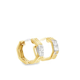 Boucles d'oreilles créoles Irene en or 10 carats