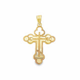 Orthodox Cross Pendant 10K Gold-Custom