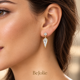 Élan Kite Diamond Earrings - 14K
