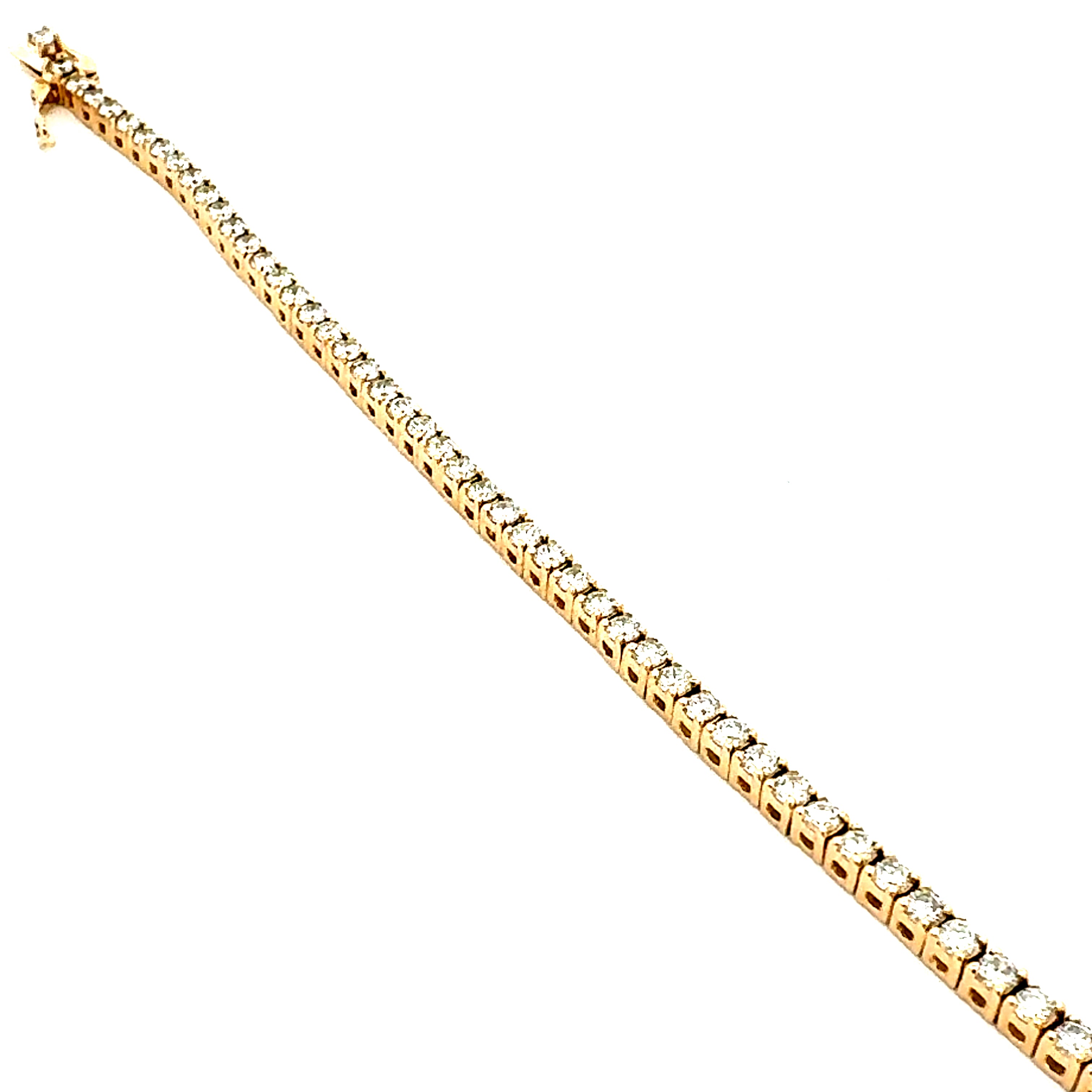 Diamond Tennis Bracelet Gold 2.5mm