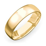 10K Gold Wedding Band Classic 6mm