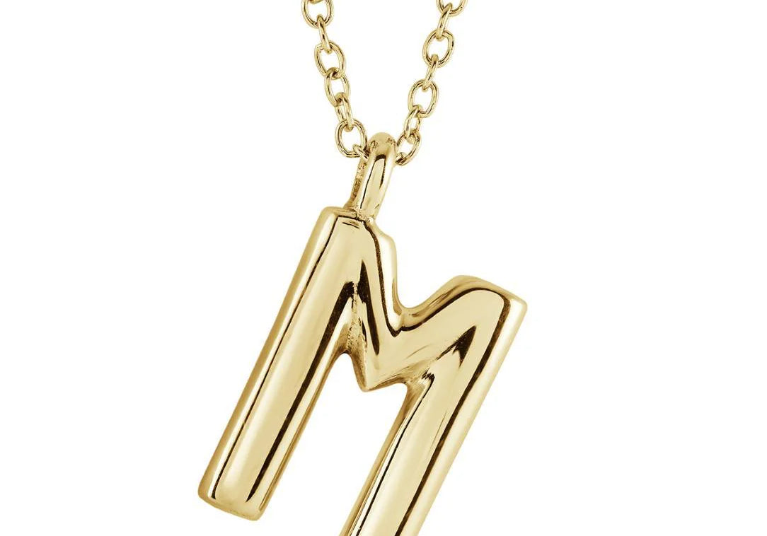 BUBBLE LETTER INITIAL