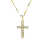 Jesus Cross Pendant 10K Gold -UniSex 01