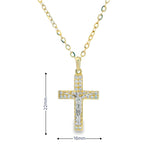 Jesus Cross Pendant 10K Gold -UniSex 01