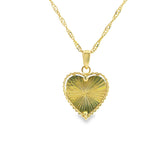 Heart Pendant 10K Gold Sulfet
