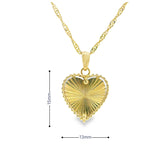 Heart Pendant 10K Gold Sulfet