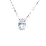 Women 925 Silver Rhodium White Pendant